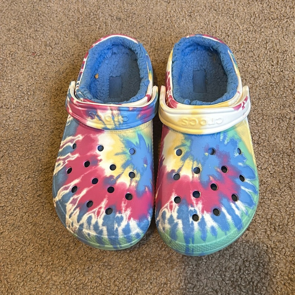 Crocs Classic Lined Tie Dye Clogs